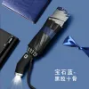 Hengdun multi-angle bendable LED flashlight fully automatic reverse umbrella, ten-bone reinforced black rubber sun umbrella, reflective edge, night driving safety, vehicle-mounted increased wind resistance, men's and women's commuting, all-weather and all-weather sun umbrella details Picture
